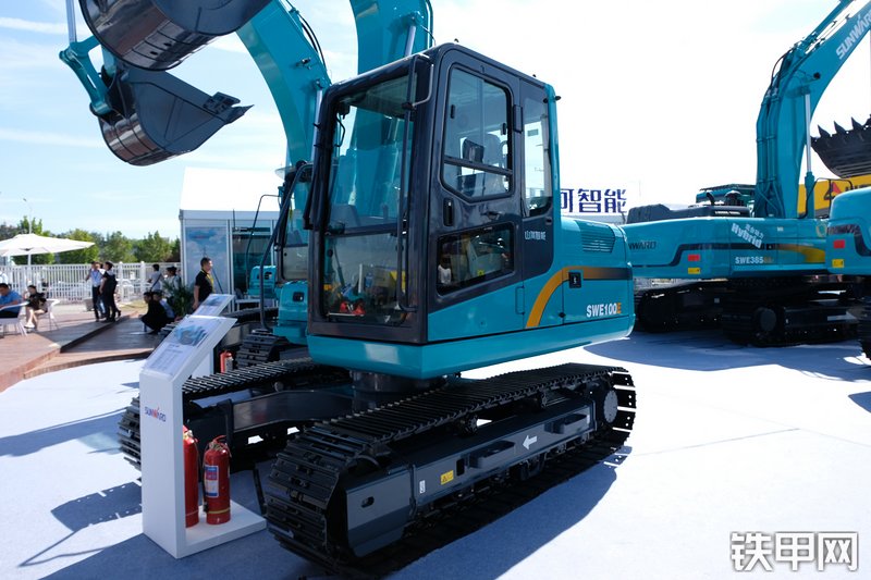 山河智能SWE100E挖掘机展会( )