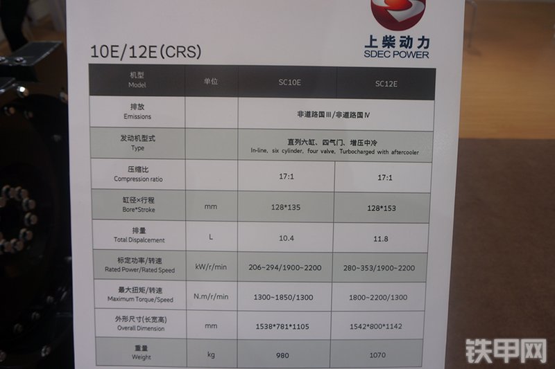上柴SC10E300发动机展会( )