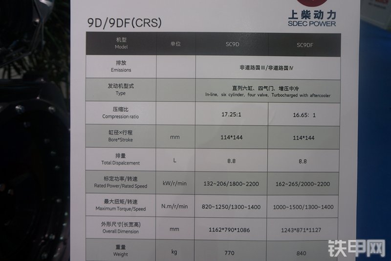 上柴SC9D220.1发动机展会( )