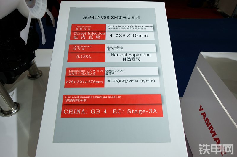 洋马4TNV88-ZM发动机展会( )