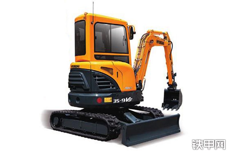 现代R35-9VS挖掘机整机外观