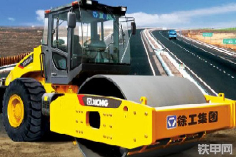 徐工XS203JE压路机整机外观