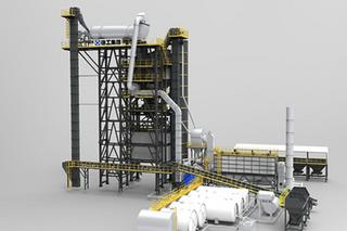 徐工XAP160J沥青搅拌站整机外观