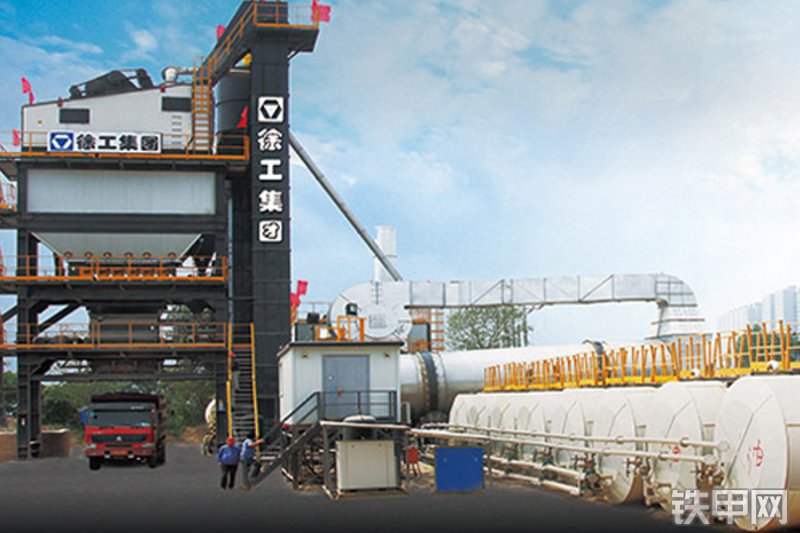 徐工XAP400沥青搅拌站整机外观