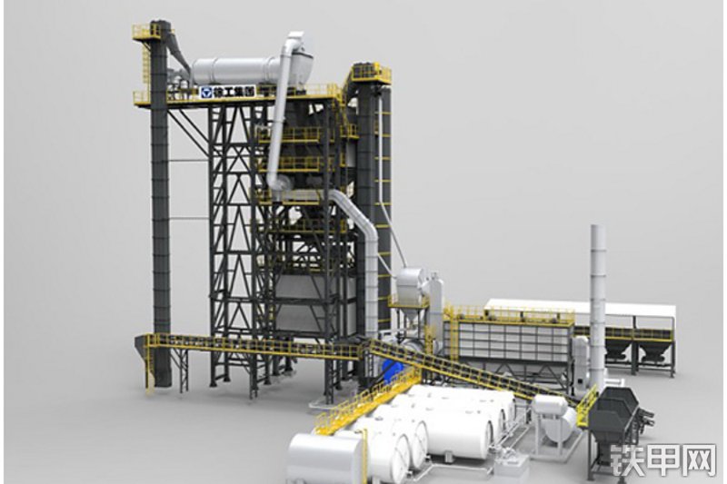 徐工XAP200沥青搅拌站整机外观