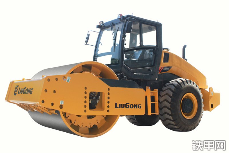 柳工CLG6626E（双驱）压路机整机外观