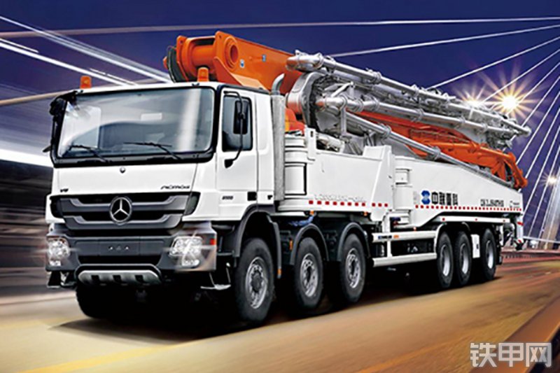 中联重科80-7RZ泵车整机外观