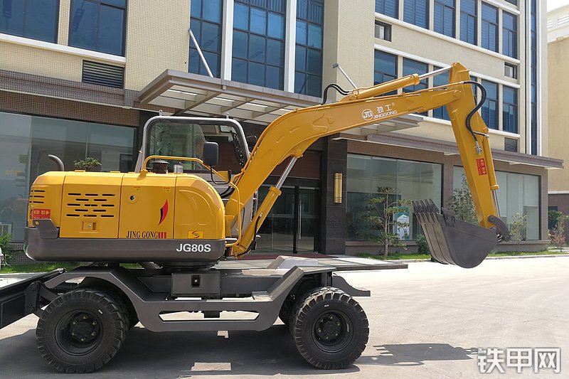 劲工JG80S挖掘机整机外观