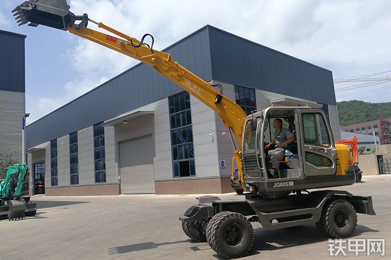 劲工JG80S挖掘机整机外观