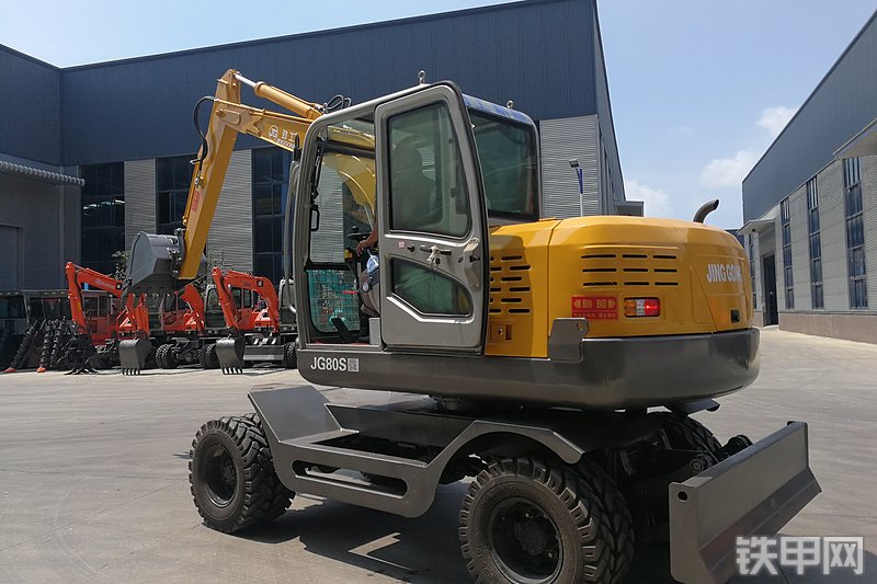 劲工JG80S挖掘机整机外观