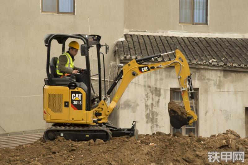 卡特彼勒CAT®301.5 小型液压挖掘机整机外观