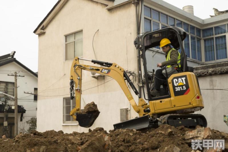 卡特彼勒CAT®301.5 小型液压挖掘机整机外观