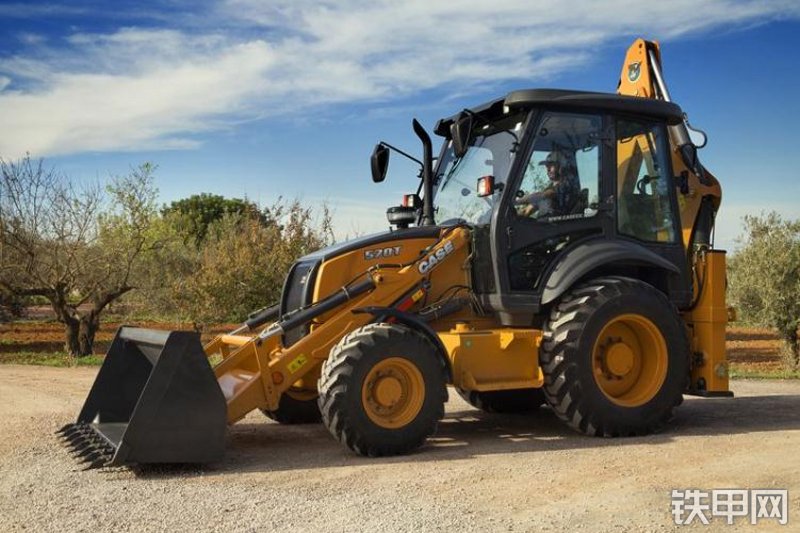 凯斯570T挖掘装载机整机外观