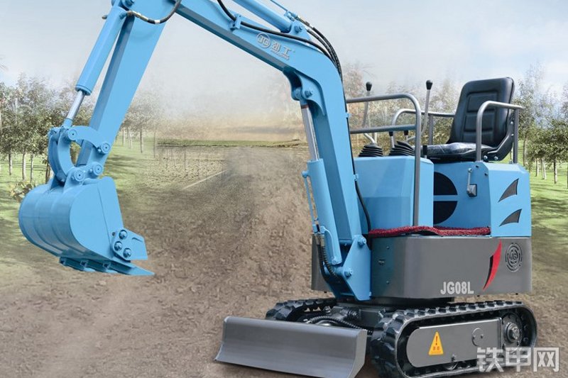劲工JG-08L挖掘机整机外观