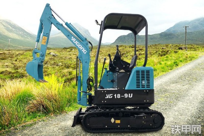 驭工YG18-9U挖掘机整机外观
