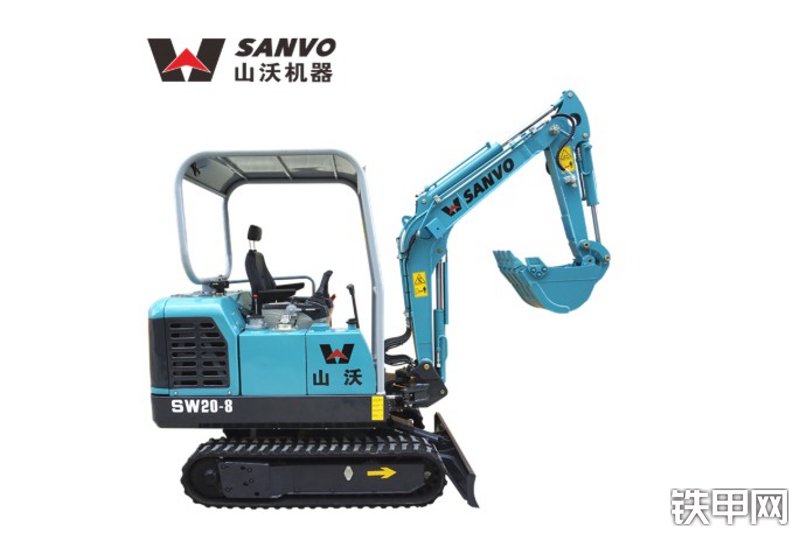 山沃SW20-8挖掘机整机外观
