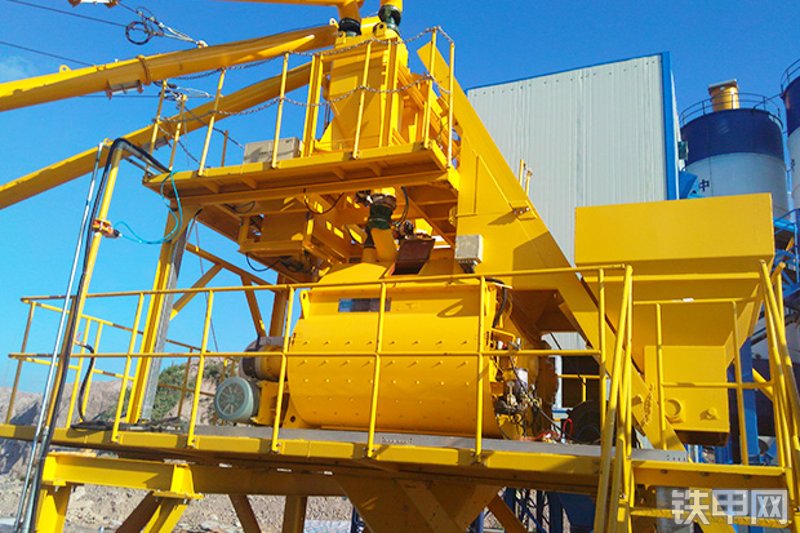 山推SjHZS50E混凝土搅拌站整机外观