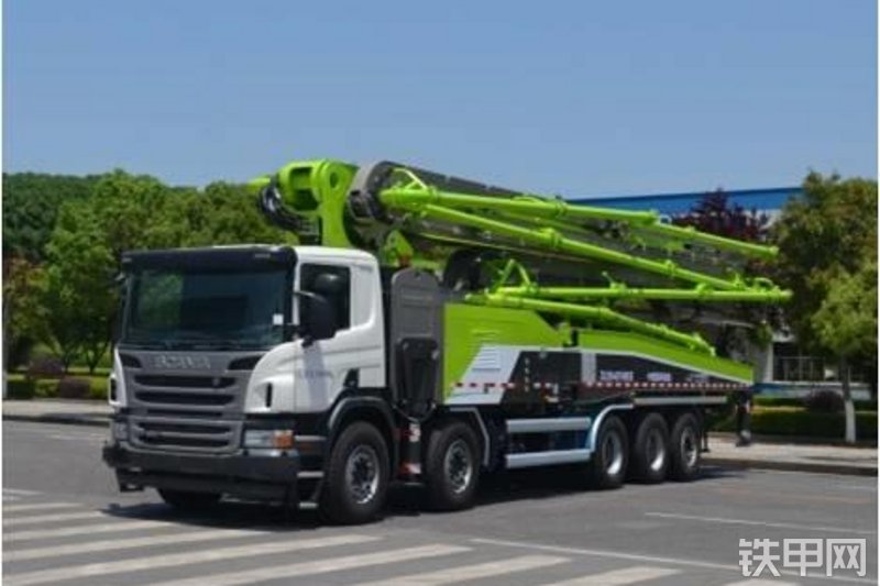 中联重科ZLJ5540THBSE泵车整机外观