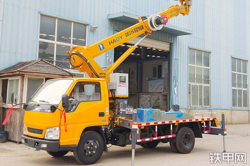 昊意科技江铃21米蓝牌高空作业机械整机外观