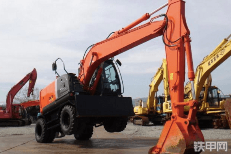 日立zx400w3轮式挖掘机