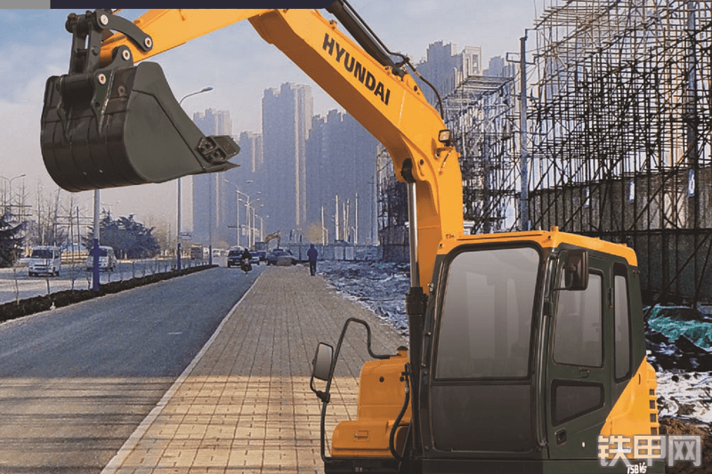 现代R75BVS挖掘机图解( )