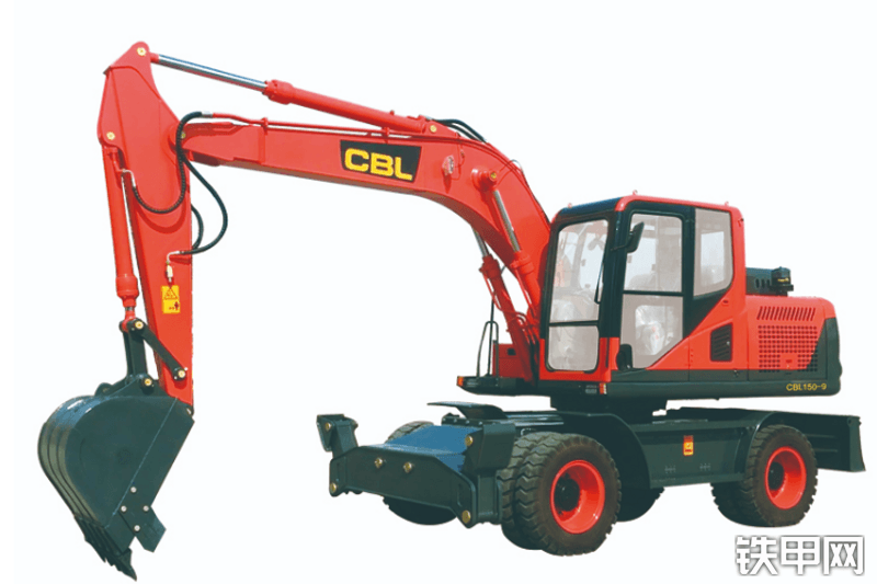 山东鲁班WYL150×4挖掘机整机外观
