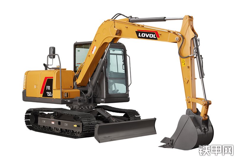 雷沃重工fr75e2履带式挖掘机