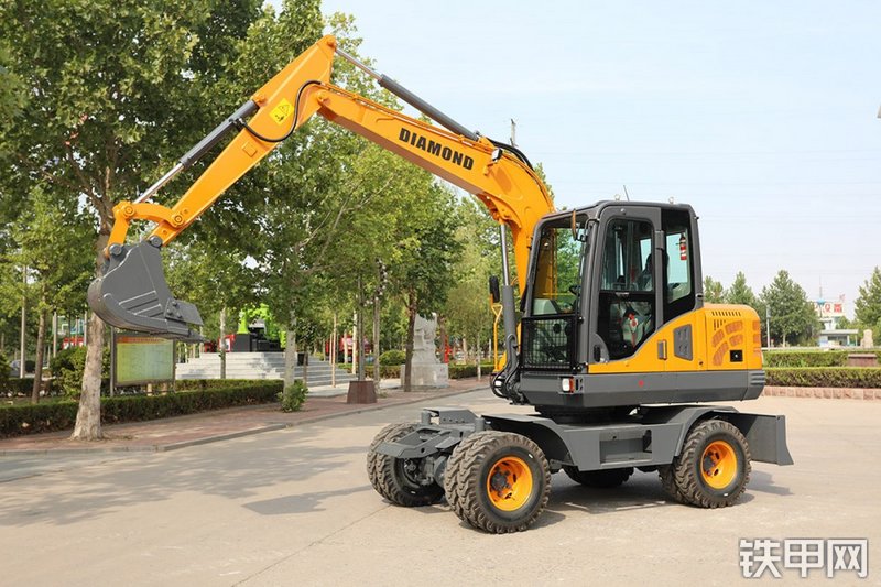 帝盟重工dm85w轮式挖掘机