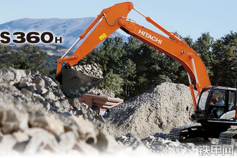 日立ZX360H-5A挖掘机整机外观