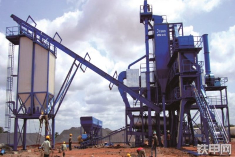 中交西筑j1500间歇式沥青搅拌站