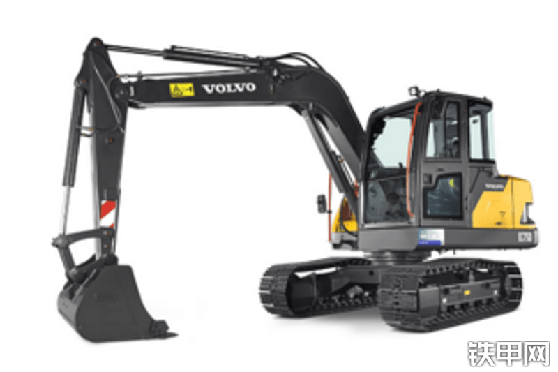沃尔沃EC75DAG挖掘机整机外观