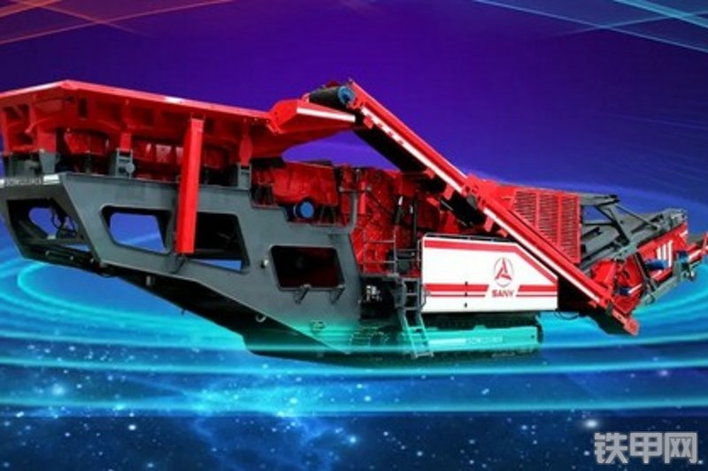 三一重工SCIM1213RC6移动破碎站整机外观