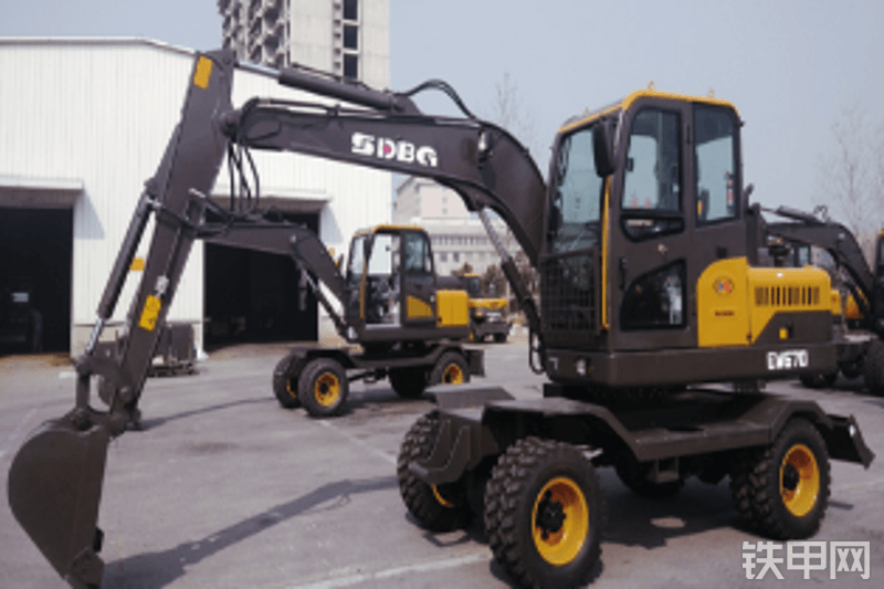 山东宝格LG670H挖掘机整机外观