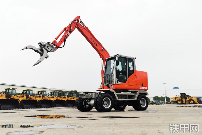 厦工XG8075W挖掘机整机外观