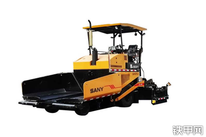 三一重工sap45tc8轮式沥青摊铺机