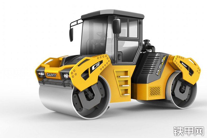 三一重工str100c8s双钢轮压路机