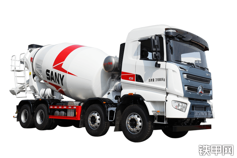 三一重工sy410c-8s(Ⅴ)-g搅拌运输车图片大全_三一sy410c8s5g整机外观