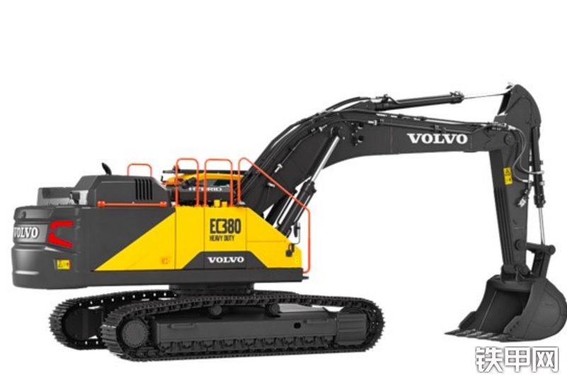 沃尔沃EC380荣耀版挖掘机整机外观