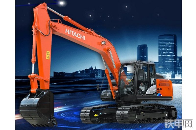 日立ZX195-5A挖掘机整机外观