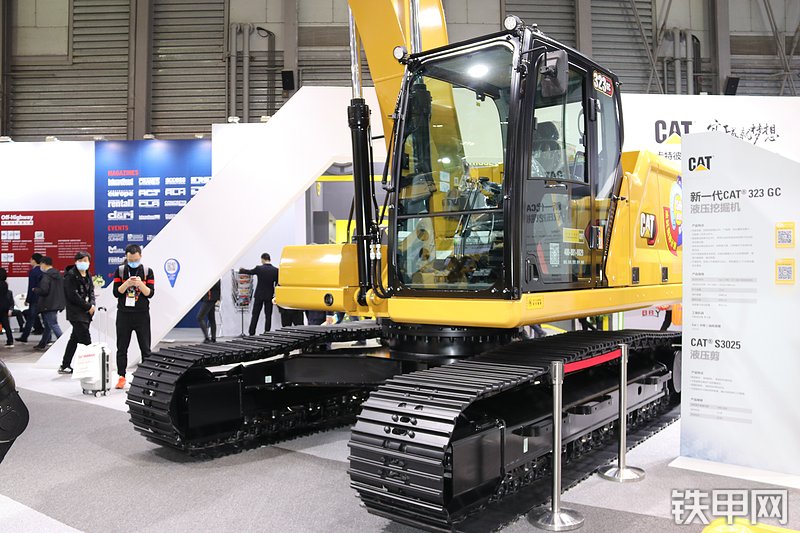 卡特彼勒新一代cat03323gc液压挖掘机图片大全_卡特323gc整机外观