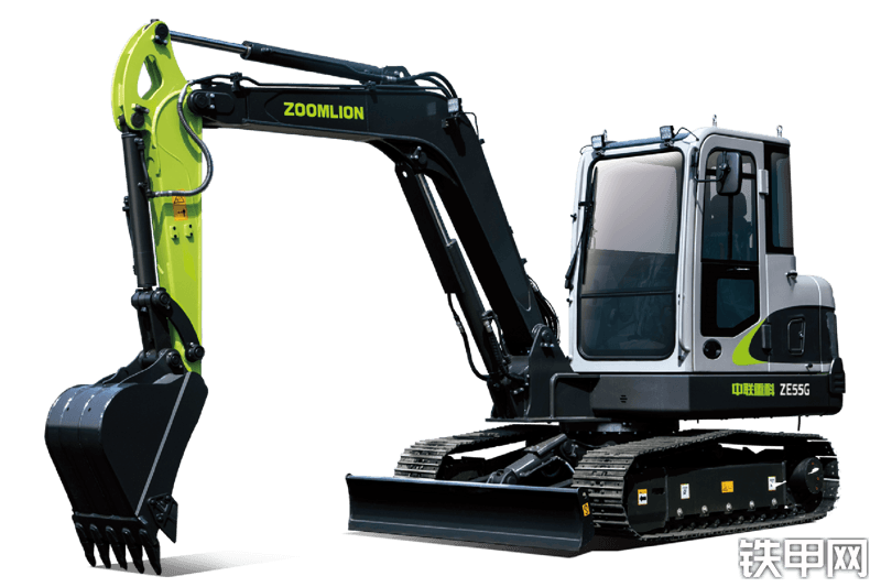 中联重科ZE55G挖掘机整机外观