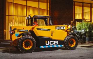 杰西博JCB525-60E电动伸缩臂叉装车整机外观