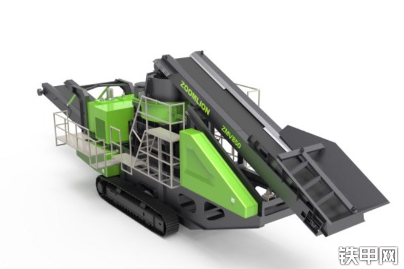 中联重科ZMV850移动破碎站整机外观