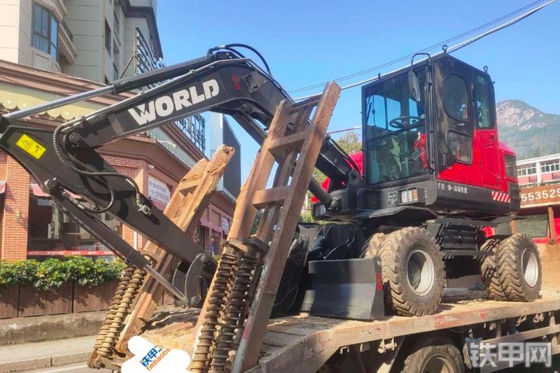 沃得重工W275W-9挖掘机整机外观