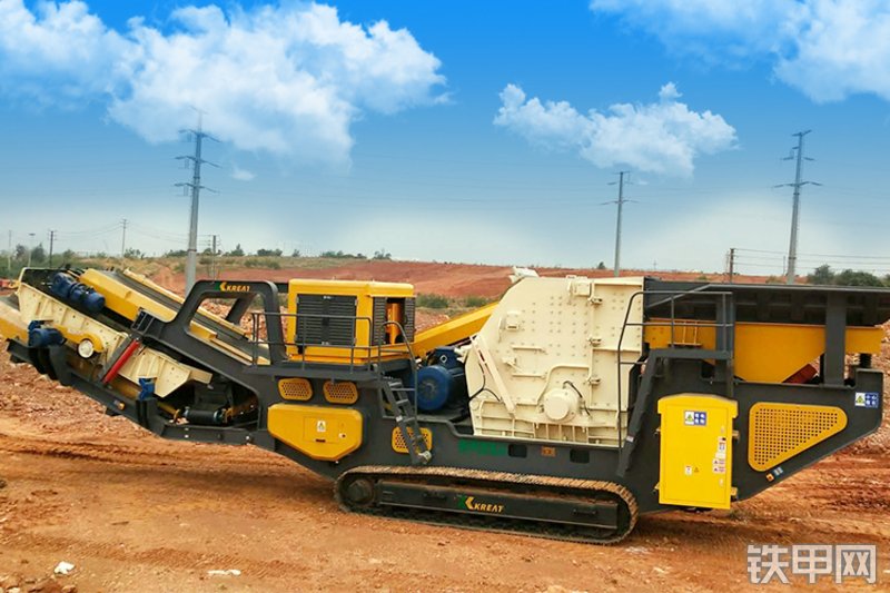 凯瑞特重工KI-4800RS移动破碎站整机外观