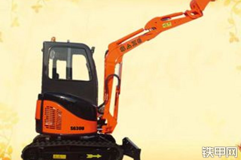 华夏山工SG35U小型挖掘机整机外观