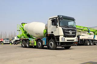 雷萨重机BJ5319GJB-6D（TL408）（LNG）搅拌运输车整机外观