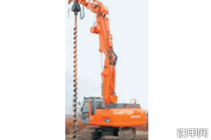 原装日立SRX3500-2后方超小回转型液压无导柱型基础工程用挖掘机整机外观