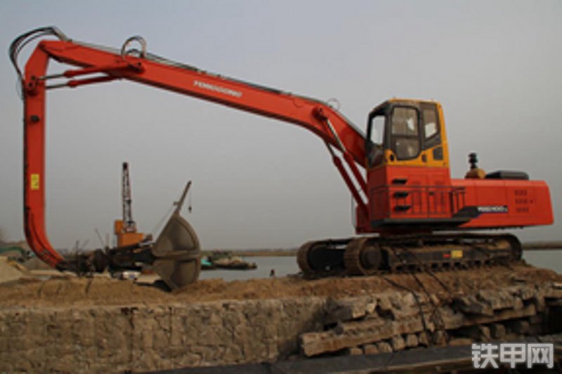 永工ygsz420履带式双动力液压抓料挖掘机