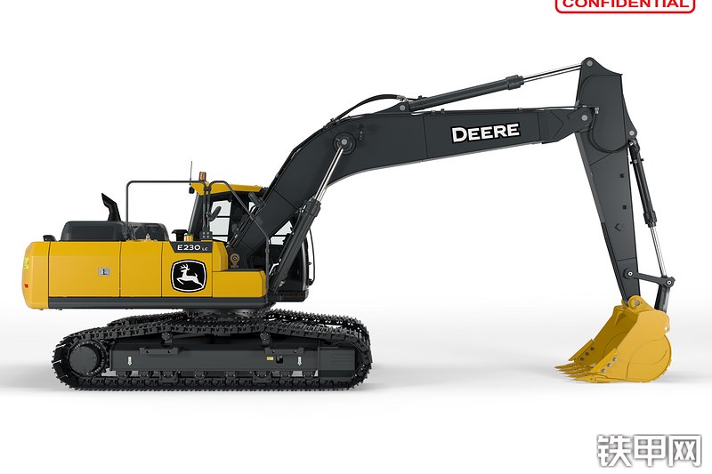 约翰迪尔E230LC挖掘机整机外观
